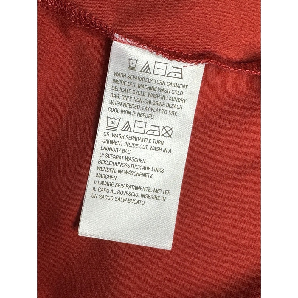 Belle BOHO by Kim Gravel Burnt Orange L/S Knit Dropped Shoulders Top 2X (15965) - Picture 8 of 8